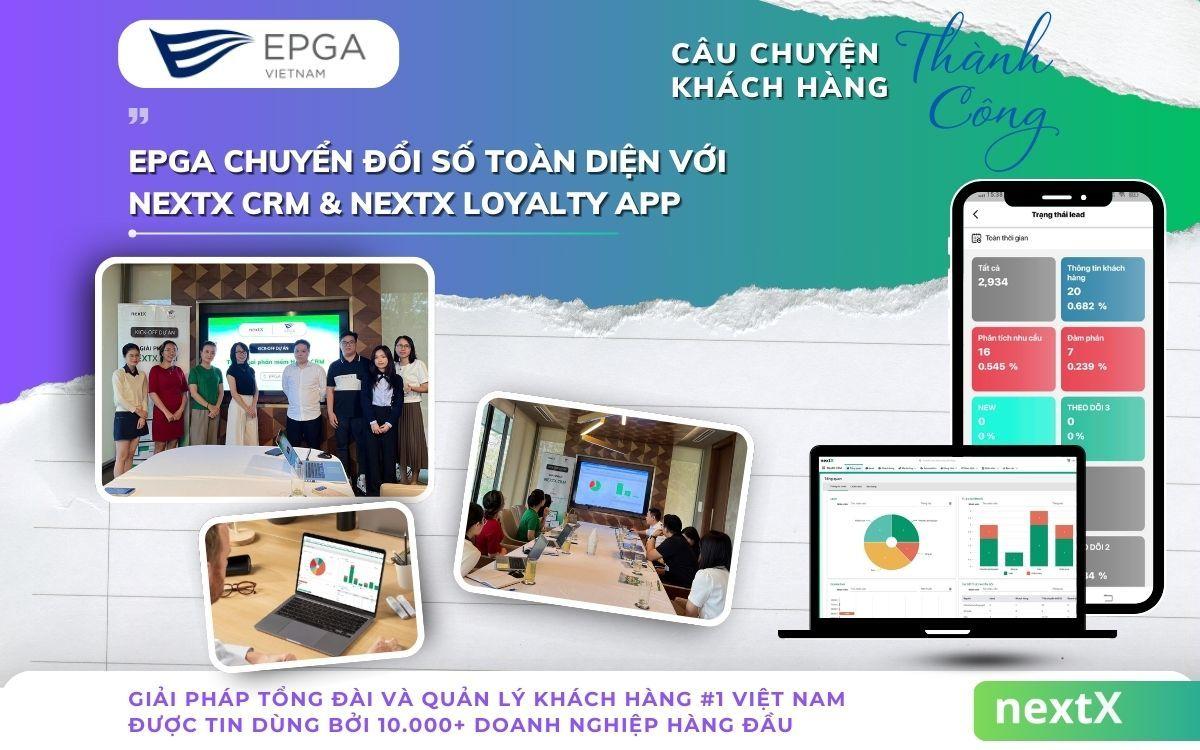 NextX triển khai giải pháp phần mềm NextX CRM cho EPGA