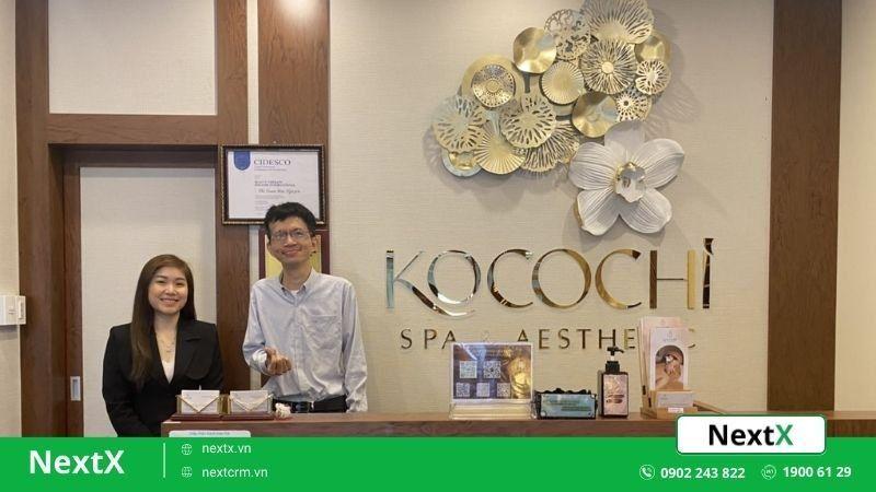 Kocochi cửa hàng Spa sử dụng phần mềm CRM cho spa NextX tốt nhất