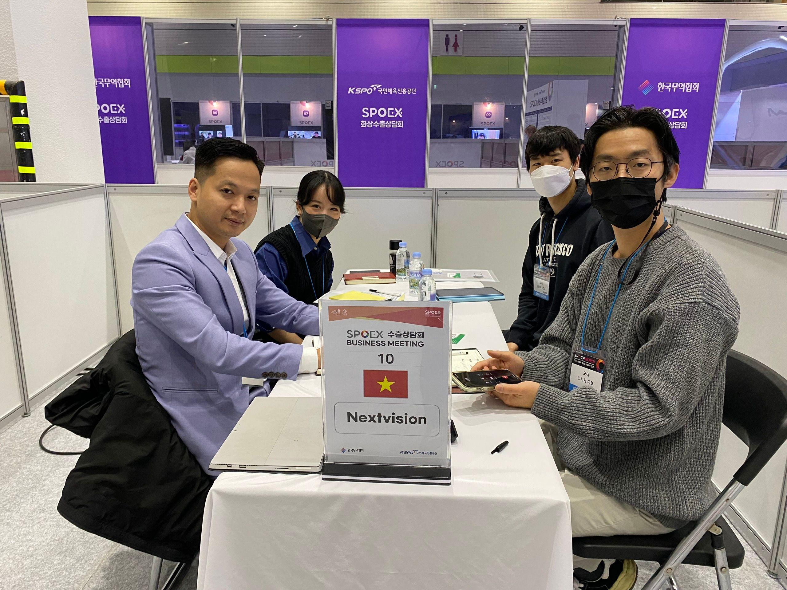 NextX tham gia triển lãm SportEx Korea tại Seoul theo lời mời của Hiệp hội thương mại Hàn Quốc Kita