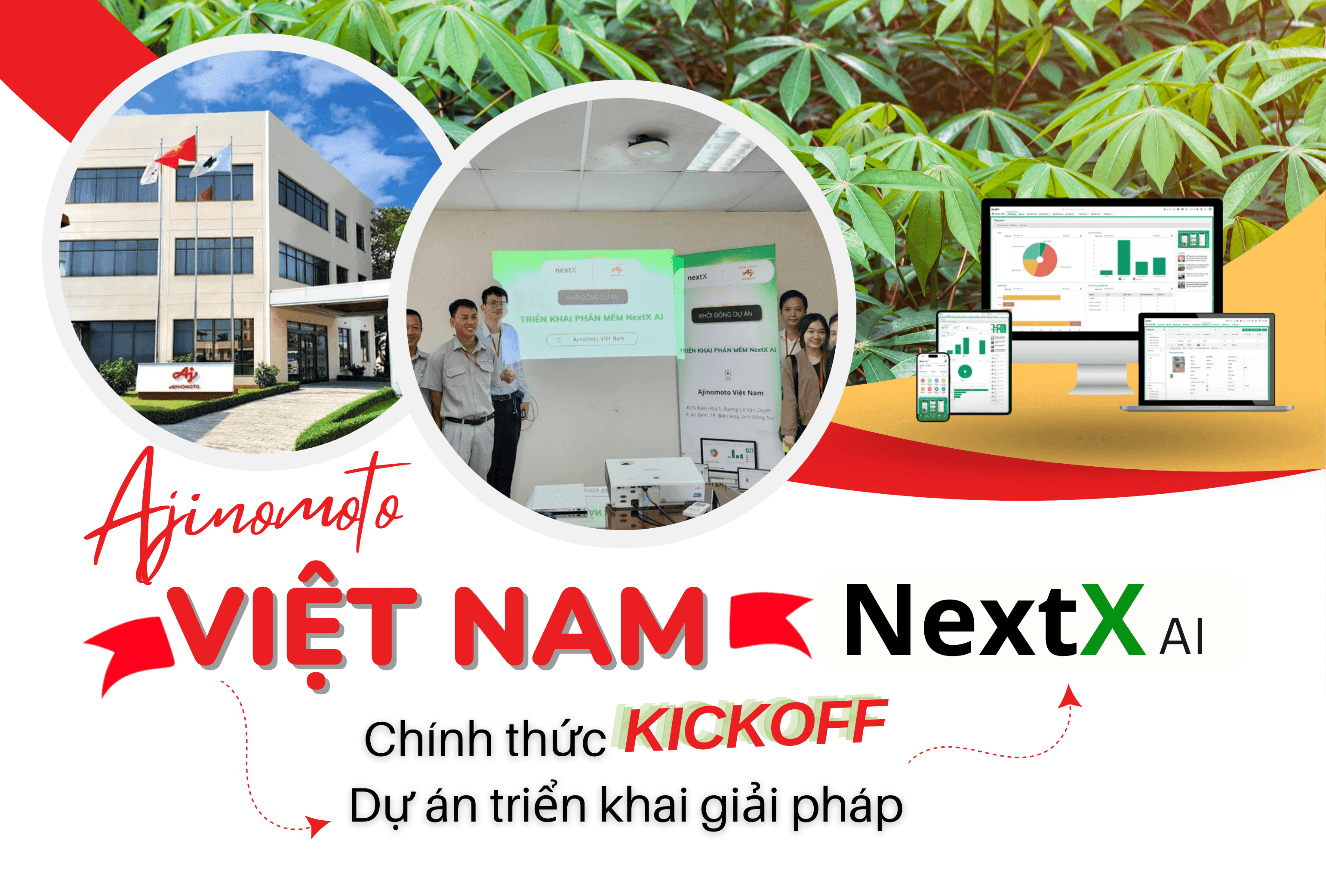 Ajinomoto Việt Nam chính thức kickoff dự án triển khai giải pháp NextX AI