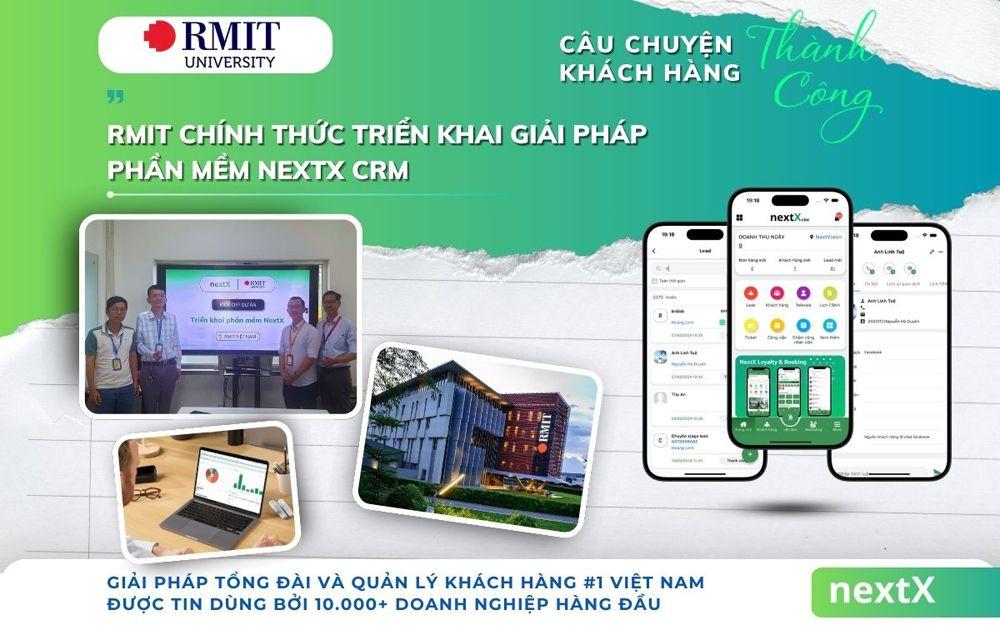 NextX triển khai giải pháp phần mềm NextX CRM cho RMIT