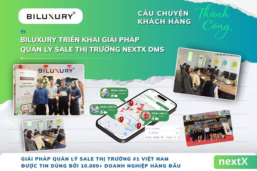 NextX triển khai giải pháp quản lý sales thị trường NextX DMS cho Biluxury