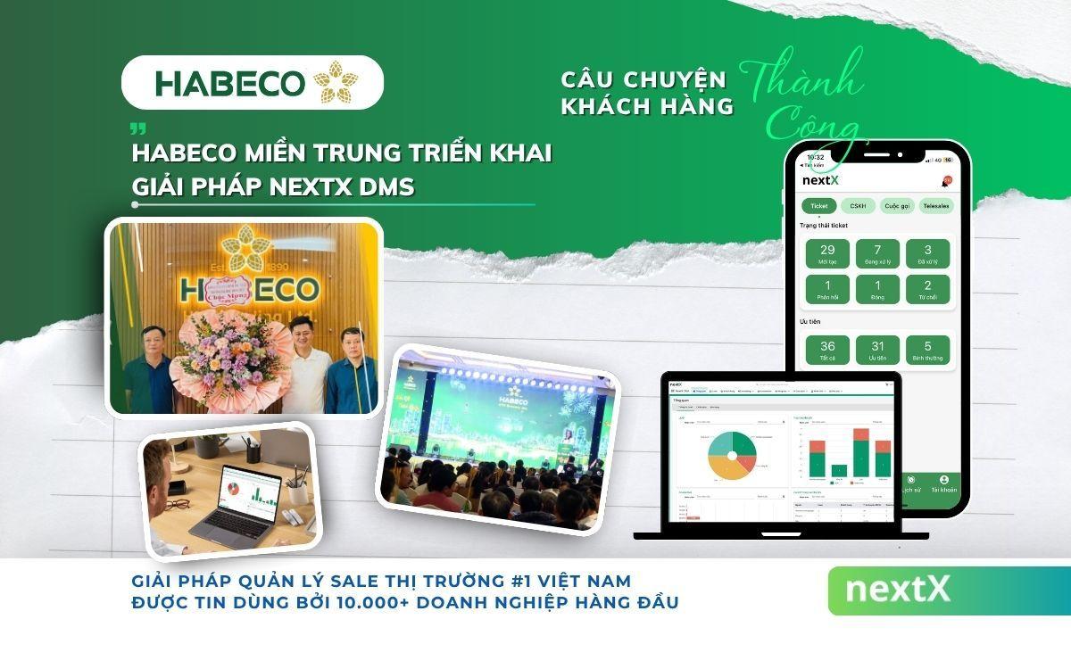 NextX triển khai phần mềm DMS cho Habeco Miền Trung