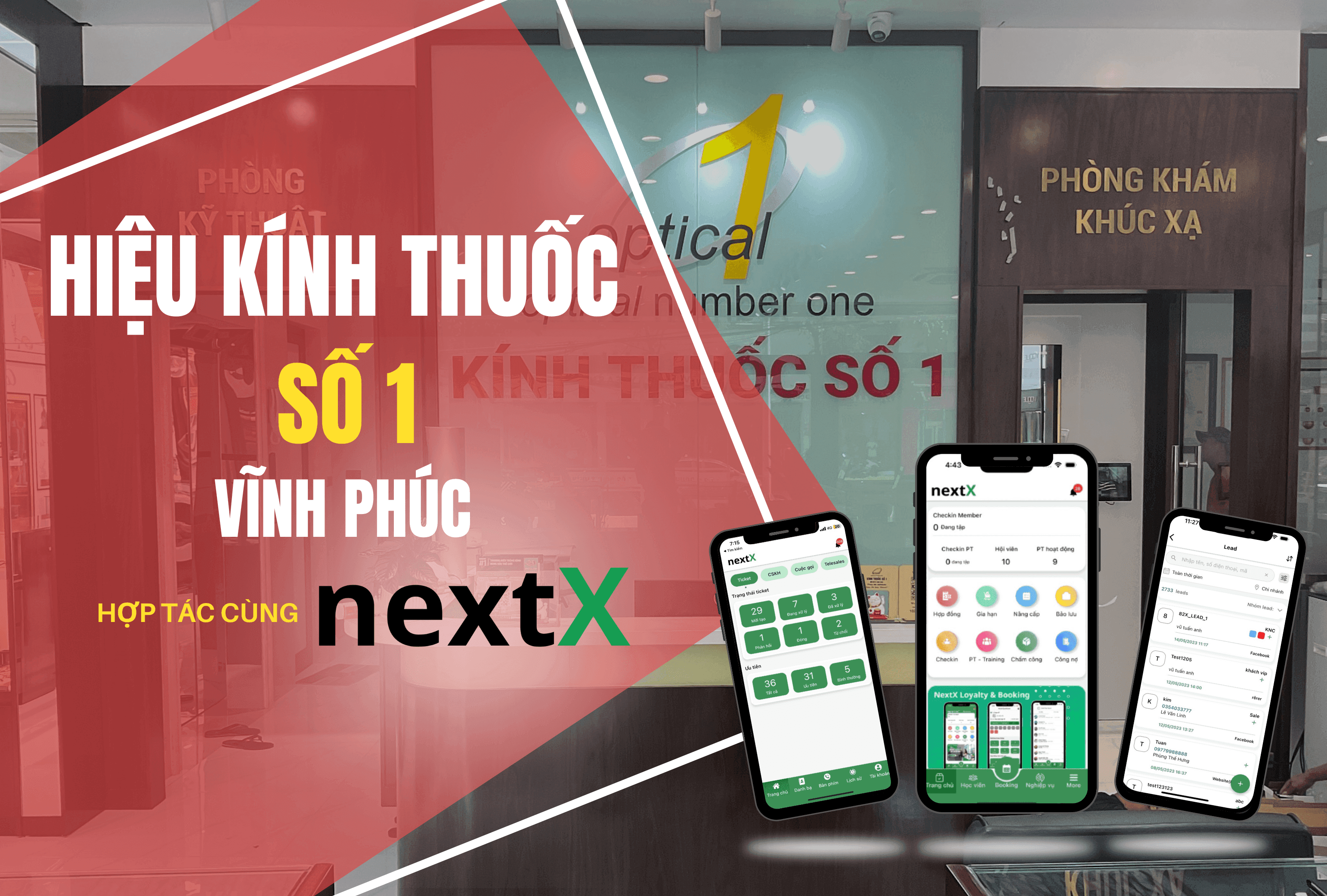 Hiệu kính thuốc số 1 Vĩnh Phúc sử dụng phần mềm NextX hiệu quả